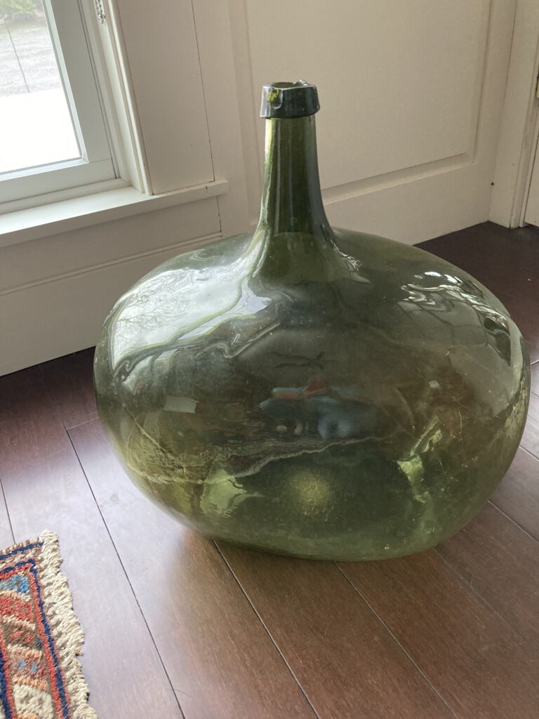 Large glass jug