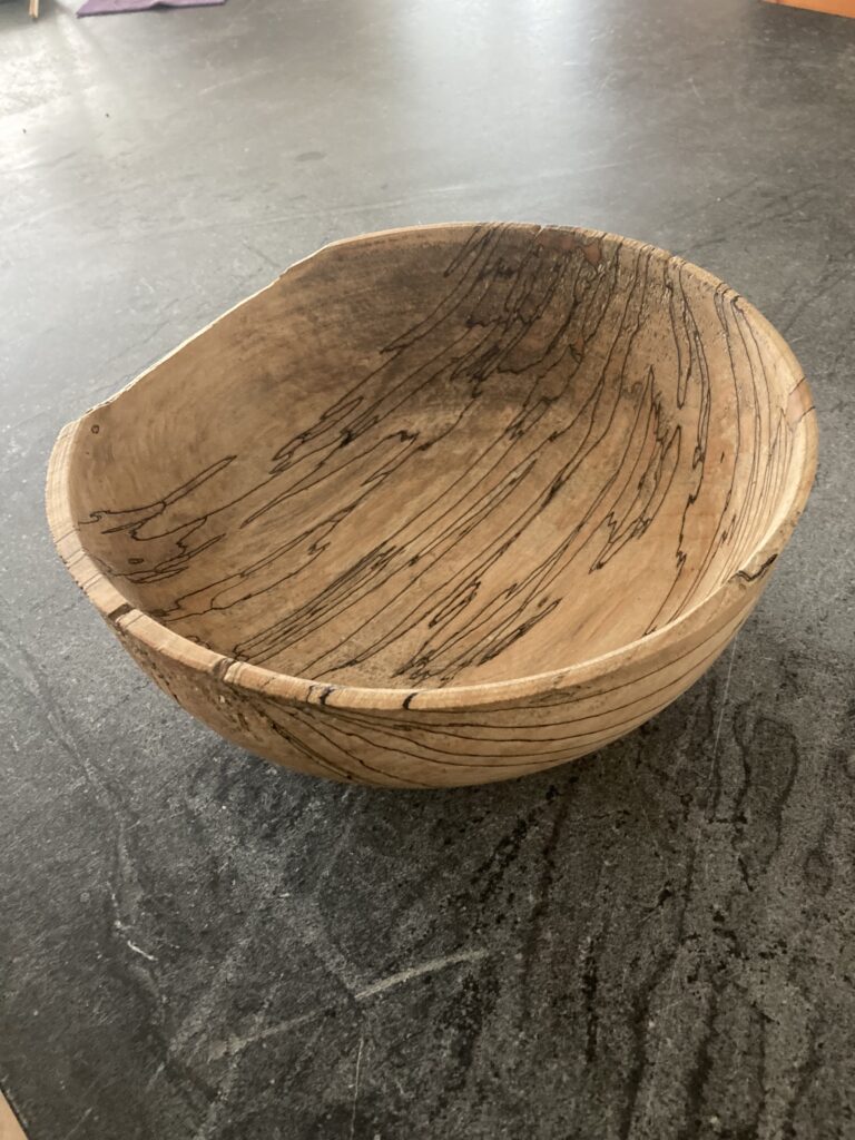 Wooden bowl