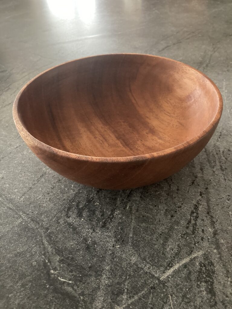 Wooden bowl